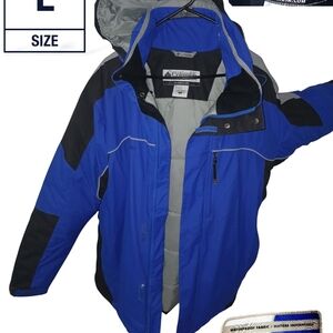 Hooded Columbia jacket